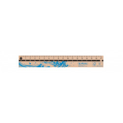 Rigla lemn 17cm greenline