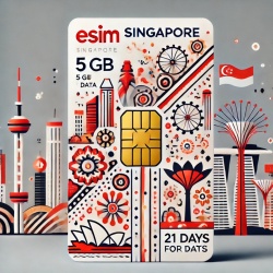 Roaming eSIM 5GB date, eSIM de Mare Viteza pana la 5G, valabil 21 zile din momentul activarii, Singapore
