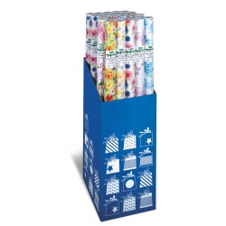 Role hartie ambalat - Flori, 65 g/m2, 70 x 200 cm (30 role/display) - Img 1
