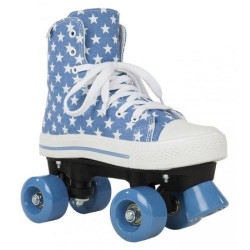 Role rookie canvas high stars 40.5 bleu - Img 1