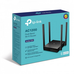 ROUTER TP-LINK wireless 1200Mbps, 4 porturi 10/100Mbps, 4 antene externe, Dual Band AC1200 "Archer C54" - Img 4