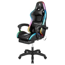 SCAUN GAMING GX-150 NEGRU LED MASAJ KRUGER&MATZ - Img 2