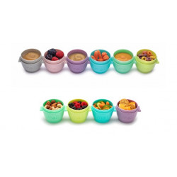 SET 10 RECIPIENTE SNAP&GO, MELII, 6*59 ML + 4*118 ML - Img 7