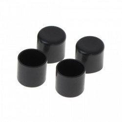 Set 4 buc. protectii anti-zgarieturi picioare scaun, diametru 22mm, culoare neagra - Img 4