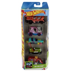 SET 5 MASINI HOT WHEELS HW FUN PARK - Img 1