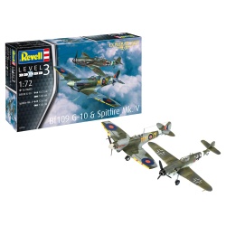 Set aeromodele Messerschmitt Bf109G-10 & Spitfire Mk.V - Img 7