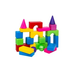 SET CONSTRUCTOR BLOCURI MULTICOLORE 1 - Img 2