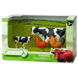 Set de 4 figurine pictate manual Ferma 1 89263 - Img 1