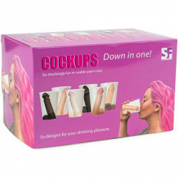Set de pahare penis (6 x 300 ml) - Img 2