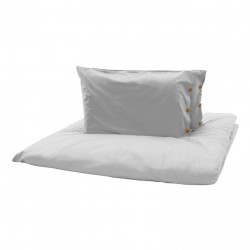 Set de pat dublu bbc dark grey/light gre - Img 5