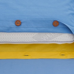 SET DE PAT DUBLU BBC YELLOW/BLUE - Img 6