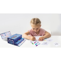 SET DE PICTURA IN VALIZA DE CARTON STITCH - Img 3