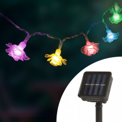 Șir de lumină solară LED - floare - 2,3 m - 20 LED - culoare - Img 1
