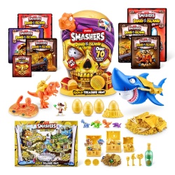 Smashers - Set cu peste 70 figurine si accesorii Gold Treasure Hunter, Dino Island - Img 2
