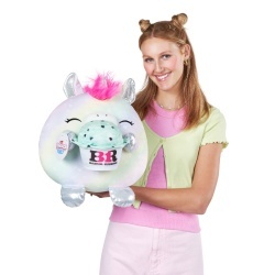Snackles - Jucarie de plus colectibila, 35 cm, Unicorn&Basink-Robbin (MARTY) - Img 2