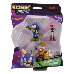 Sonic Prime - Set 3 figurine, blister, diverse modele, S2 - Img 4