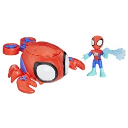 SPIDEY SI PRIETENII LUI UIMITORI MARVEL SET FIGURINA 7.6CM SI SUBMARINUL CRAB PAIANJEN - Img 2