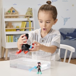 SPIDEY SI PRIETENII LUI UIMITORI MARVEL SET FIGURINA 7.6CM SI SUBMARINUL DELFIN - Img 5
