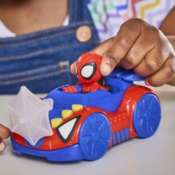 SPIDEY SI PRIETENII LUI UIMITORI MARVEL SET FIGURINA SPIDEY SI VEHICUL WEB CRAWLER 7.6CM - Img 8