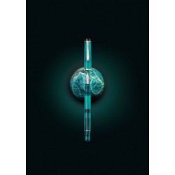 STILOU CLASSIC M205 EDITIE SPECIALA APATITE PENITA M + CALIMARA CERNEALA EDELSTEIN APATITE IN CUTIE CADOU - Img 2