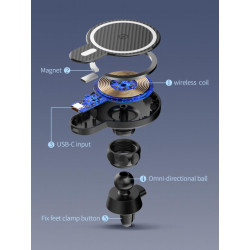 Suport auto serioux wireless 15w ch02w - Img 13