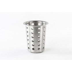 SUPORT USTENSILE INOX,D:11.5CM,H:14 CM - Img 1