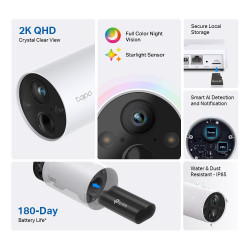 TAPO C420 SMART WIRE-FREE SECURITYCAMERA - Img 5