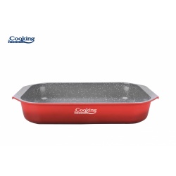 TAVA INALTA ALUMINIU 39.5x26CM, RED LINE - Img 2
