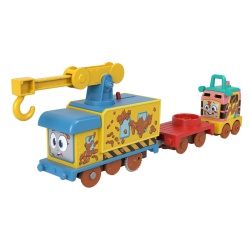 THOMAS LOCOMOTIVA MOTORIZATA MUDDY FIX EM UP FRIENDS CU 2 VAGOANE - Img 7