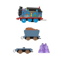 THOMAS LOCOMOTIVA MOTORIZATA THOMAS CRYSTAL CAVES CU 2 VAGOANE - Img 4
