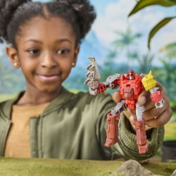TRANSFORMERS CYBERWORLD ROBOT DINOBOT SNARL CONVERTIBIL 10CM - Img 4