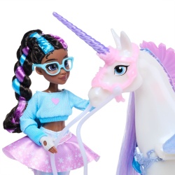 UNICORN ACADEMY SET MAGIA PIETRELOR PRETIOASE PAPUSA LAYLA SI UNICORNUL GLACIER - Img 9