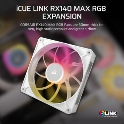 Ventilator CR iCUE LINK RX140 MAX WHITE - Img 4