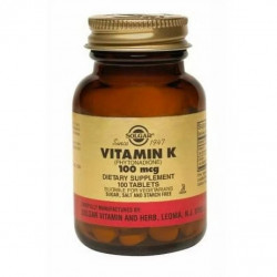 VITAMIN K1 100mcg 100tb SOLGAR