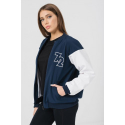 W JACHETA BOMBER NAVY M - Img 1