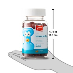Zahler Chapter One Kids Immunity, Kosher Certified, Flavored Gummies, Multivitamine Pentru Sustinerea Imunitatii Pentru Copii, 60 Jeleuri - Img 3