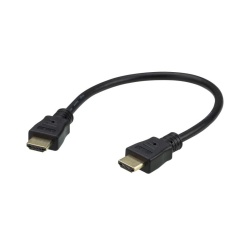 0.3M HDMI 2.0 Cable M/M 30AWG Black