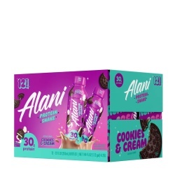 Alani Nu Protein Shake Cookies & Cream Flavor, Shake Proteic Cu Aroma De Biscuiti Si Frisca, 355 Ml - Img 2