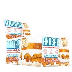 Anabar Protein Candy Bar Marshmallow Fluff N' Butter, Baton Proteic Cu Gust De Crema De Bezele Si Unt De Arahide, 68 G - Img 2