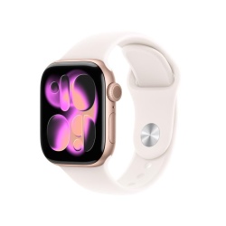 AW S11 42 Cel RoseG Alum LBlush Band S/M