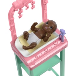 BARBIE CARIERE SET MOBILIER CU PAPUSA DOCTOR PEDIATRU BLONDA - Img 8