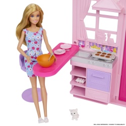 BARBIE DREAM LAND CASUTA DE VACANTA CU ACCESORII - Img 13
