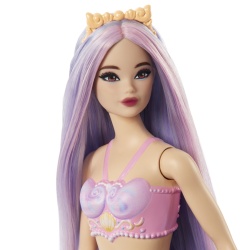 BARBIE DREAMTOPIA PAPUSA SIRENA CU PAR MOV SI COADA MOV - Img 4