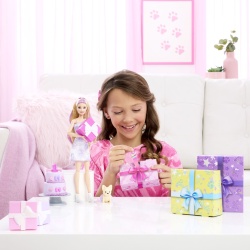 BARBIE PAPUSA PARTY UNBOXED REVEAL BLONDA - Img 3
