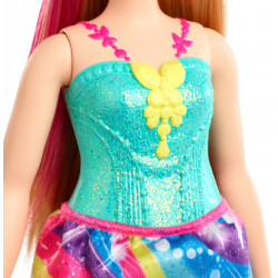 Barbie papusa printesa dreamtopia cu coronita albastra - Img 6