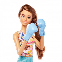 BARBIE, Set de Joaca cu Accesorii, Papusa Barbie Sportiva