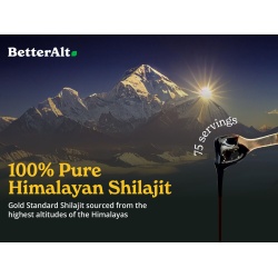 Better Alt Shilajit Himalayan, Rasina Pura Cu 75% Acid Fulvic, 30g - Img 4