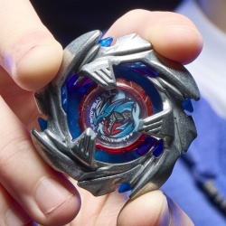 BEYBLADE X LET IT RIP SET LANSATOR SI ROATA COBALT DRAGOON 2-60C - Img 9