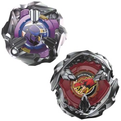 BEYBLADE X PACHET DUO BEAT TYRANNO 4-70Q SI KNIFE SHINOBI 4-80HN - Img 3