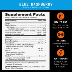 Beyond Raw Lit V2 Pre-workout With Crisp Blue Raspberry Flavor, Pre-workout Cu Aroma De Zmeura Albastra, 479.7 G - Img 3